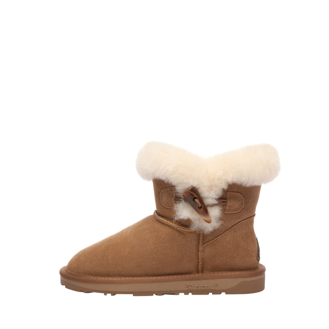EVERAU Robin Chestnut Mini Boots Botki Brązowe