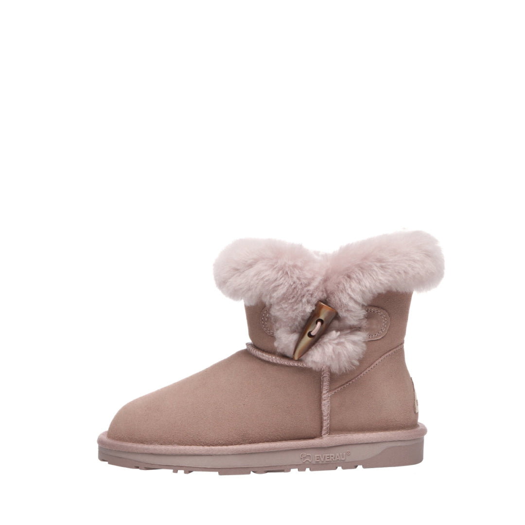 EVERAU Robin Dawn Pink Mini Boots Botki Różowe