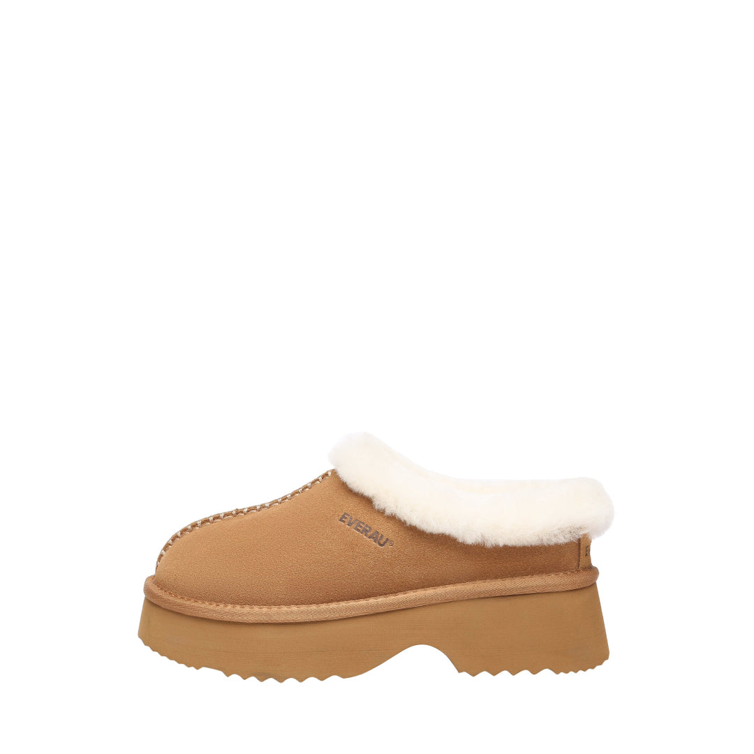 EVERAU Savanna Chunky Platform Boots Botki Brązowe