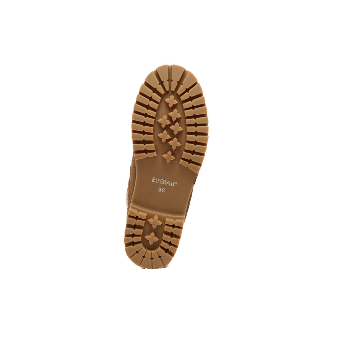 EVERAU Sittella Chestnut Chunky Boots Botki Brązowe