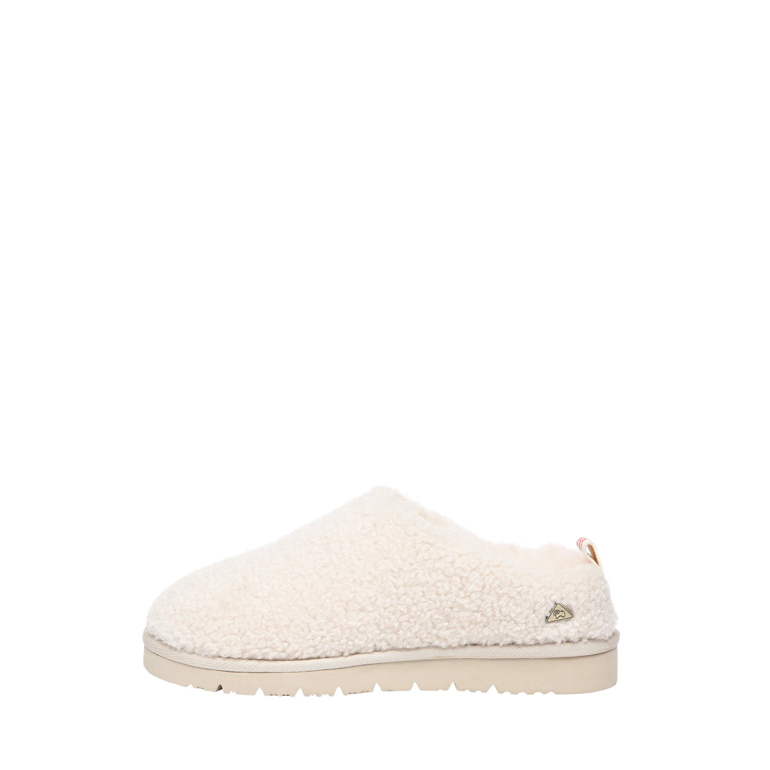 EVERAU Snipe Sand Plush Ankle Slippers Kapcie Beżowe