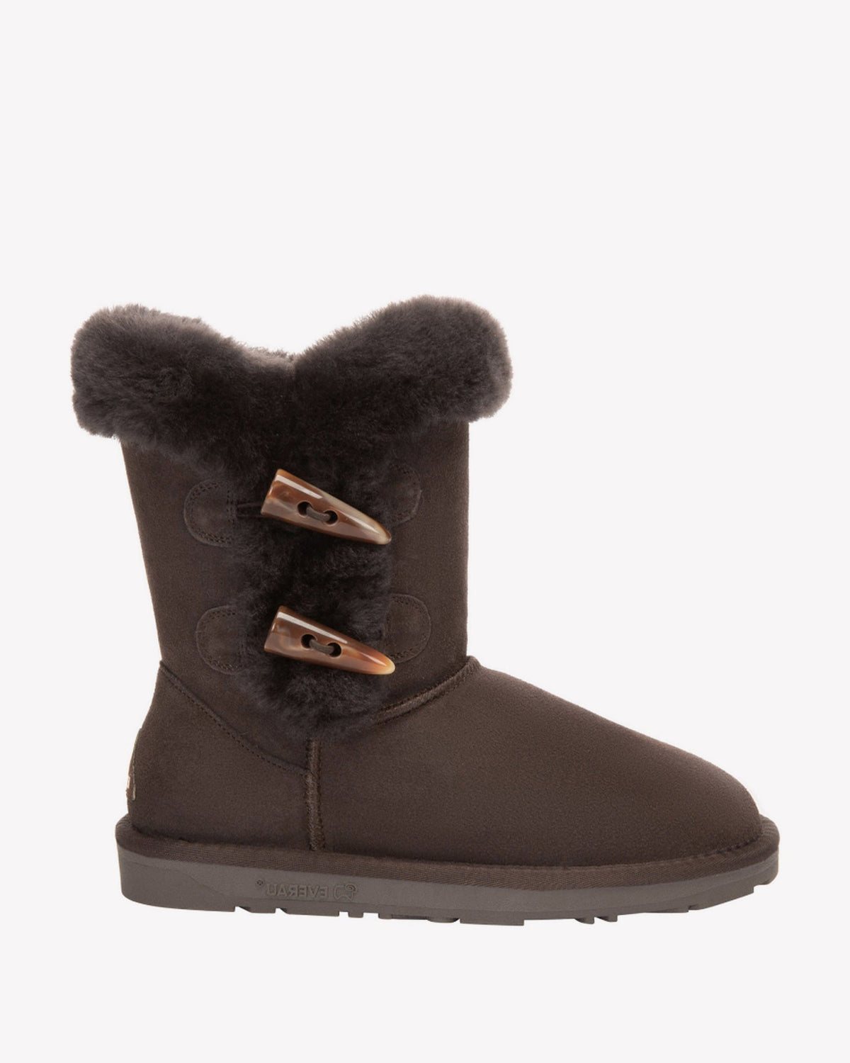 EVERAU Stork Chocolate Short Boots Botki Czekoladowe