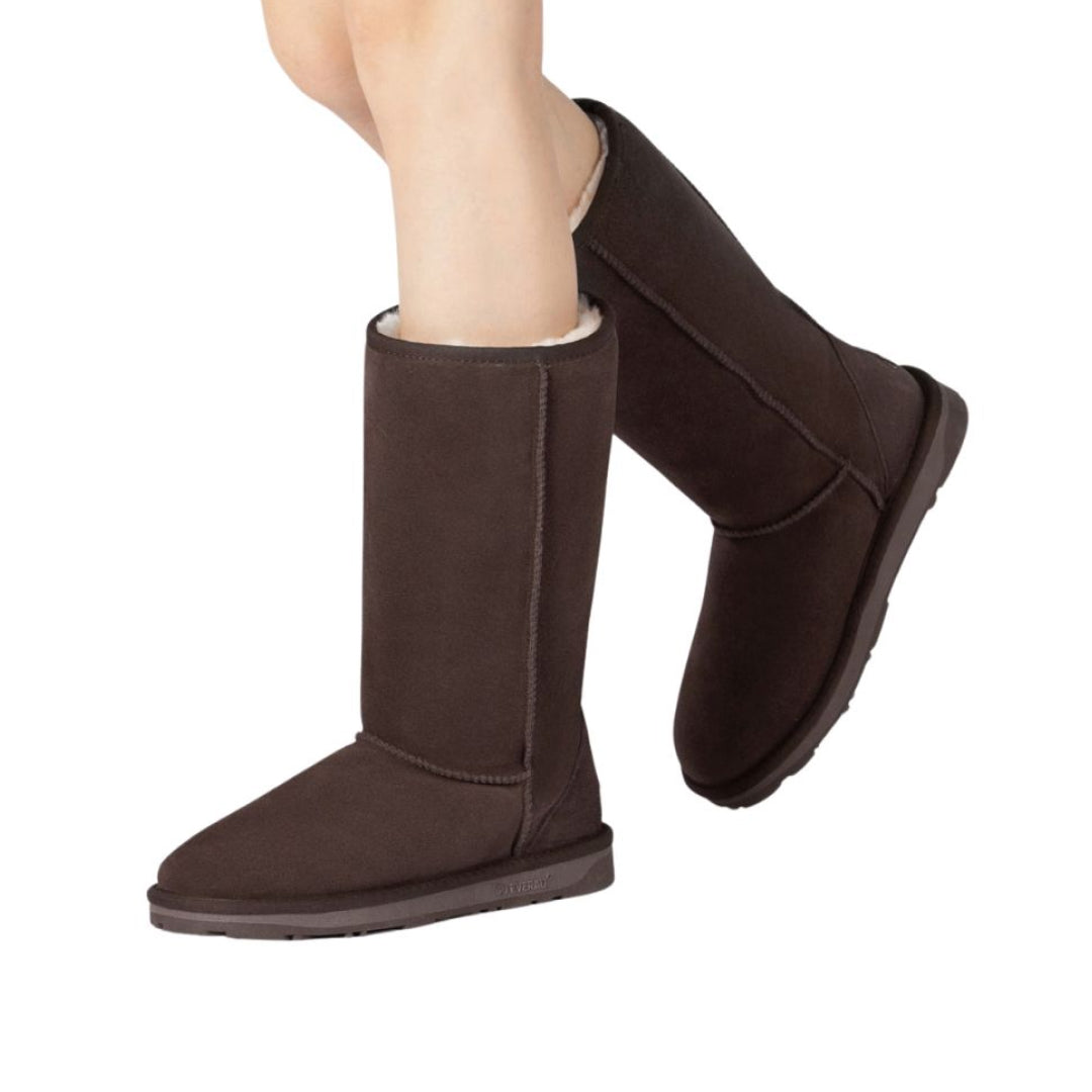 EVERAU Whistler Chocolate Tall Classic Boots Botki Brązowe