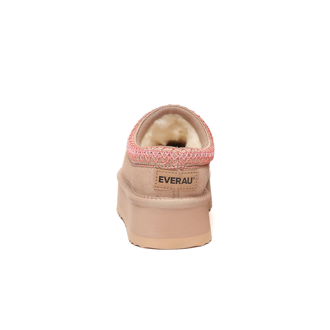 EVERAU Wonga Leather Slippers Kapcie Różowe