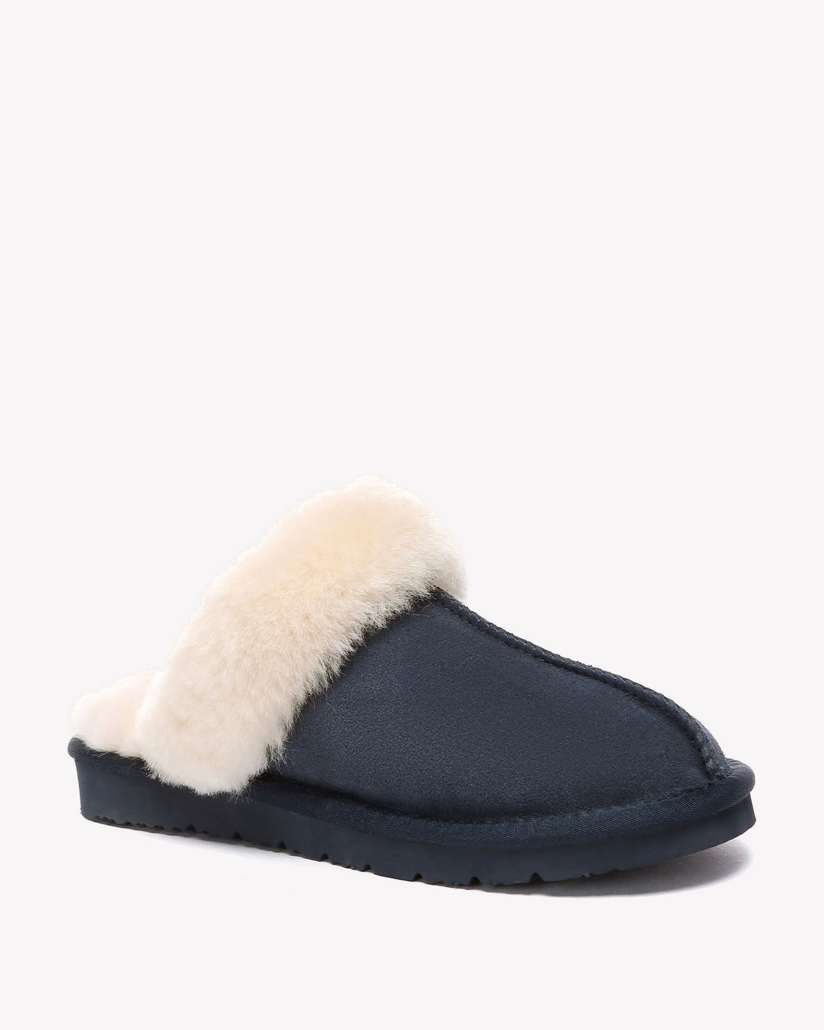 EVERAU Raven Navy Slippers Kapcie Granatowe