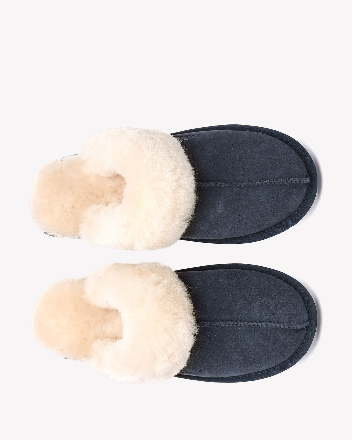 EVERAU Raven Navy Slippers Kapcie Granatowe