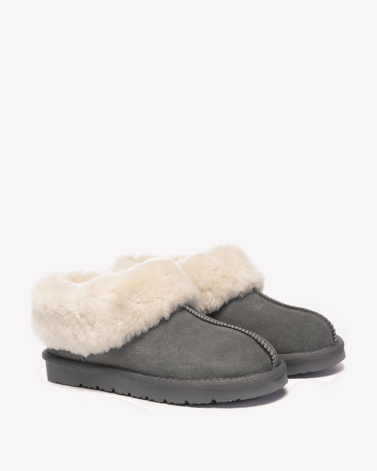 EVERAU Ibis Grey Slippers Kapcie Szare
