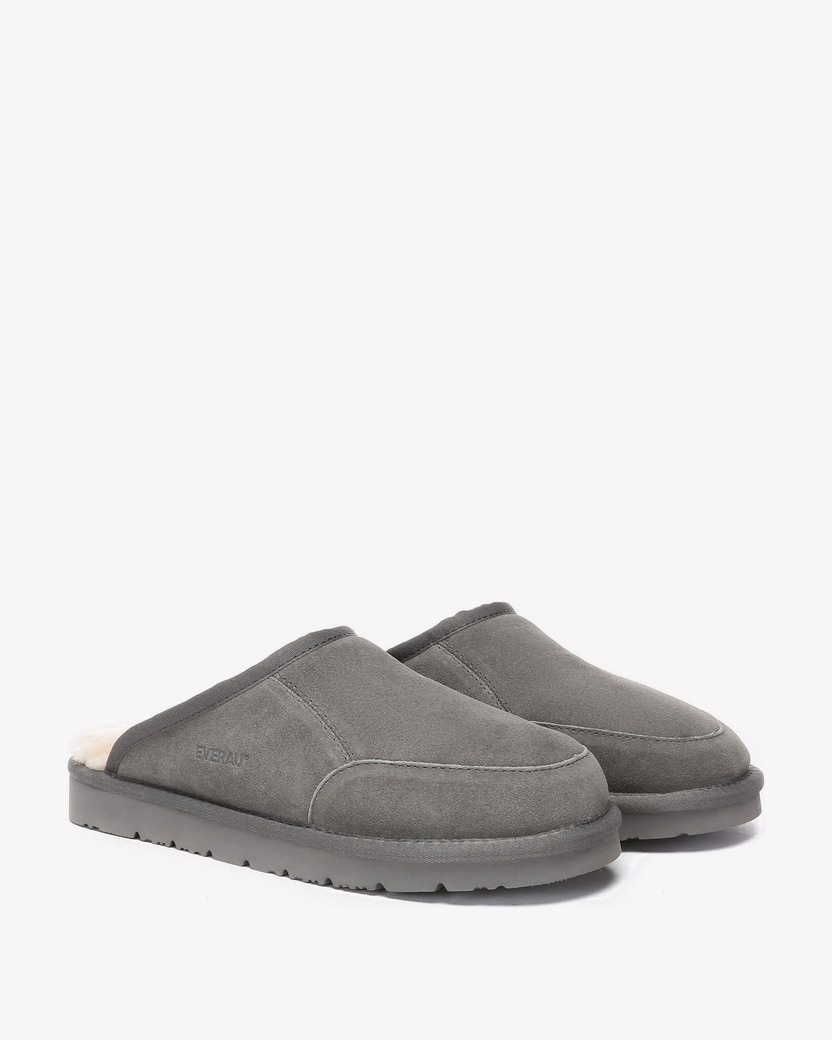 EVERAU Lark Grey Slippers Kapcie Szare