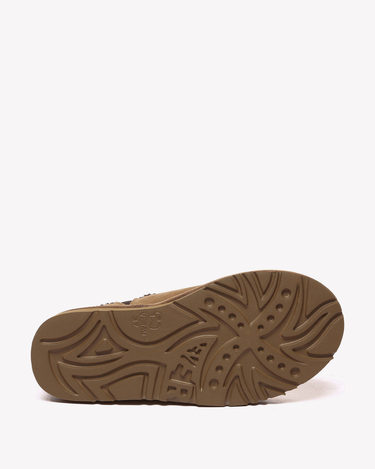 EVERAU Wigeon Chestnut Leather Slippers Brązowe