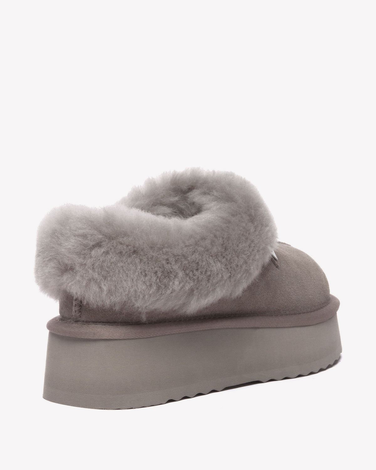 EVERAU Topknot Brown Leather Slippers Kapcie Brązowe
