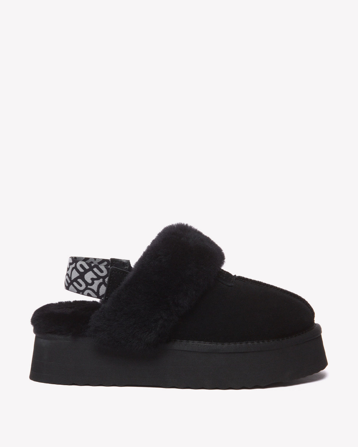 EVERAU Fantail Leather Slippers With Two Removable Straps Kapcie Czarne
