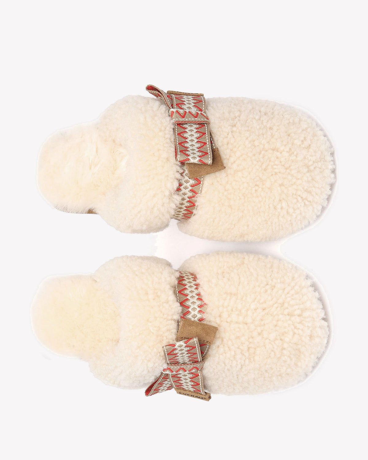 EVERAU Moorhen Cream Bow Slippers Kapcie Beżowe
