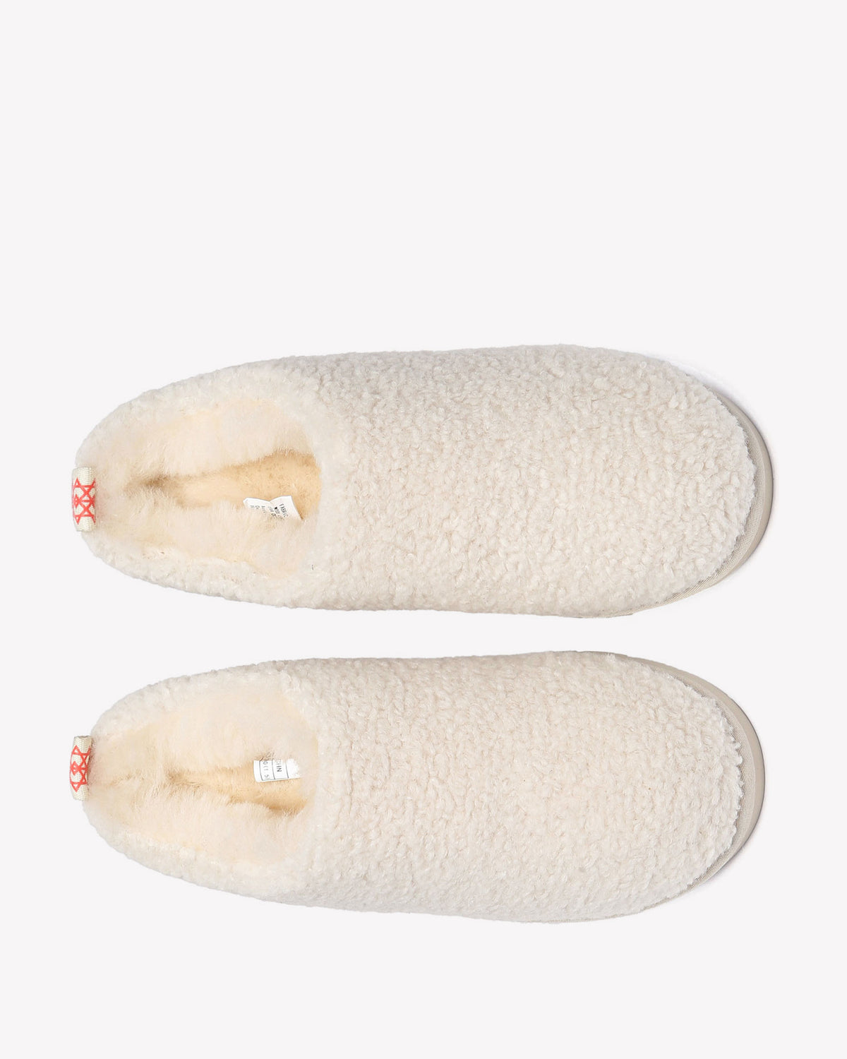 EVERAU Snipe Sand Plush Ankle Slippers Kapcie Beżowe