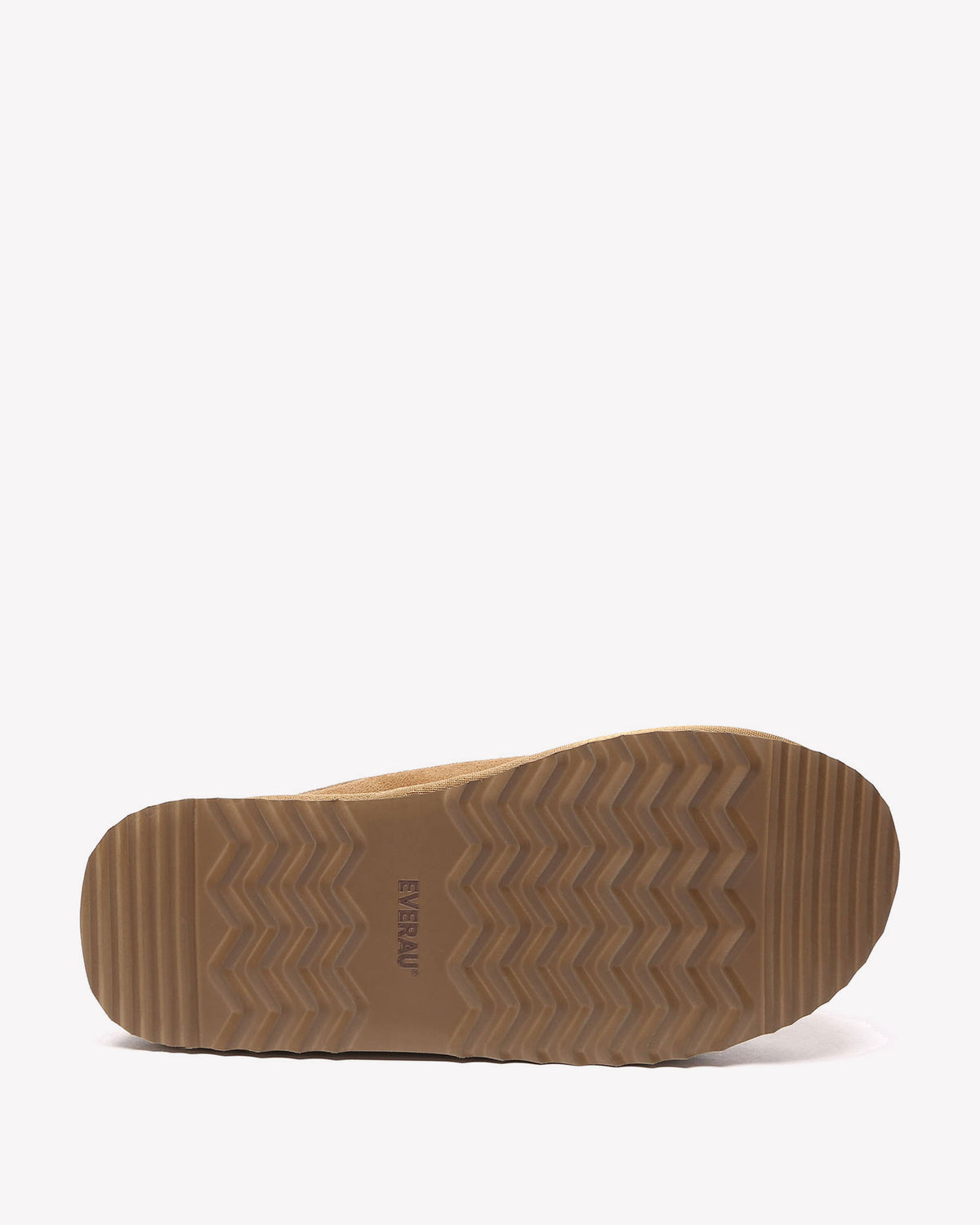 EVERAU Caspian Chestnut Platform Slippers Kapcie Brązowe