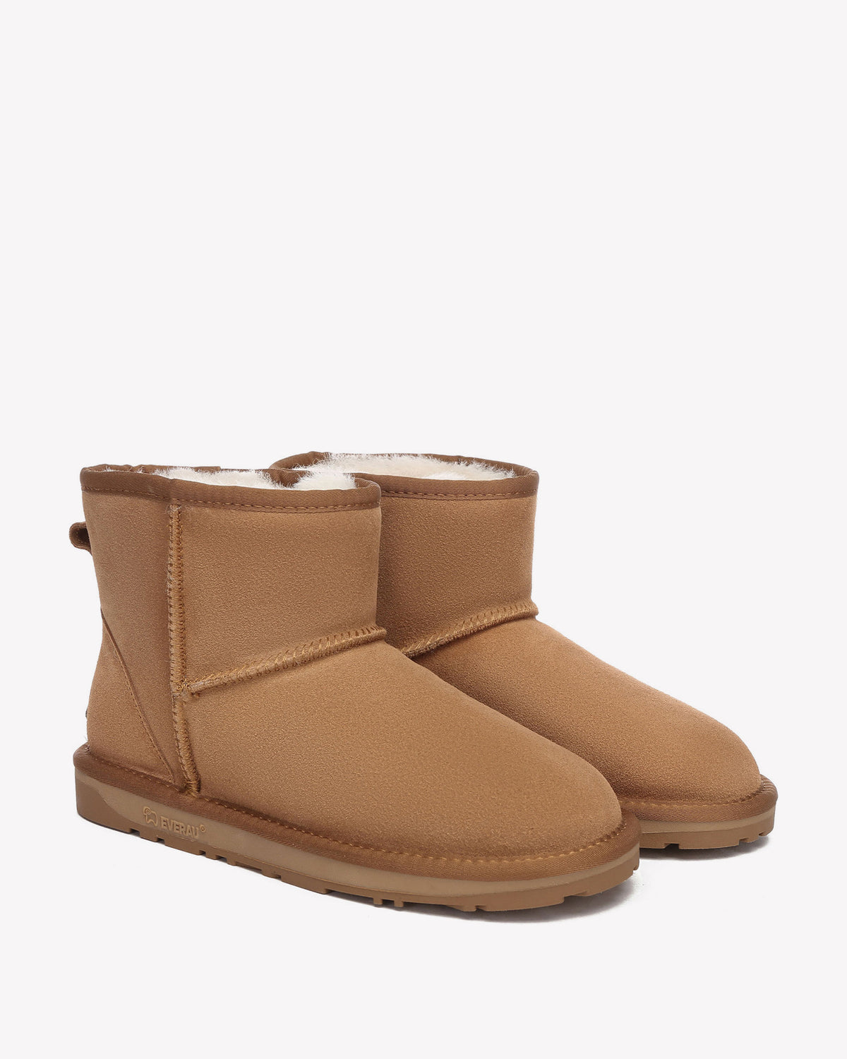 EVERAU Emu Chestnut Mini Classic Boots Botki Brązowe