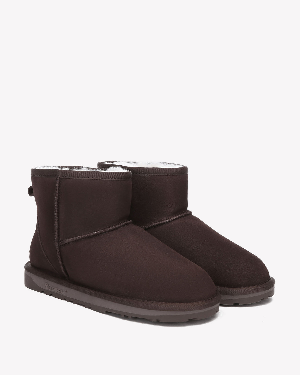 EVERAU Emu Chocolate Mini Classic Boots Botki Czekoladowe