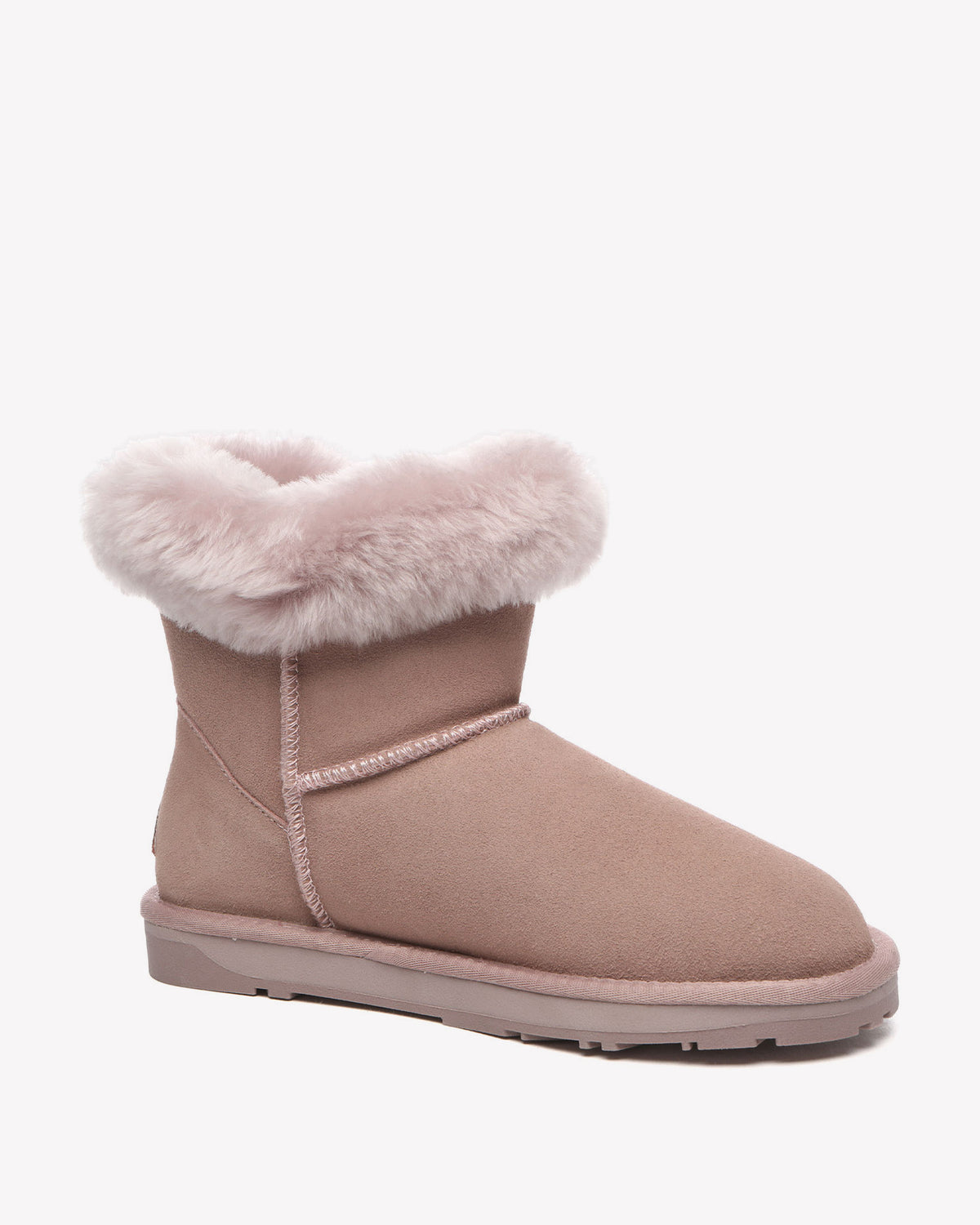 EVERAU Robin Dawn Pink Mini Boots Botki Różowe