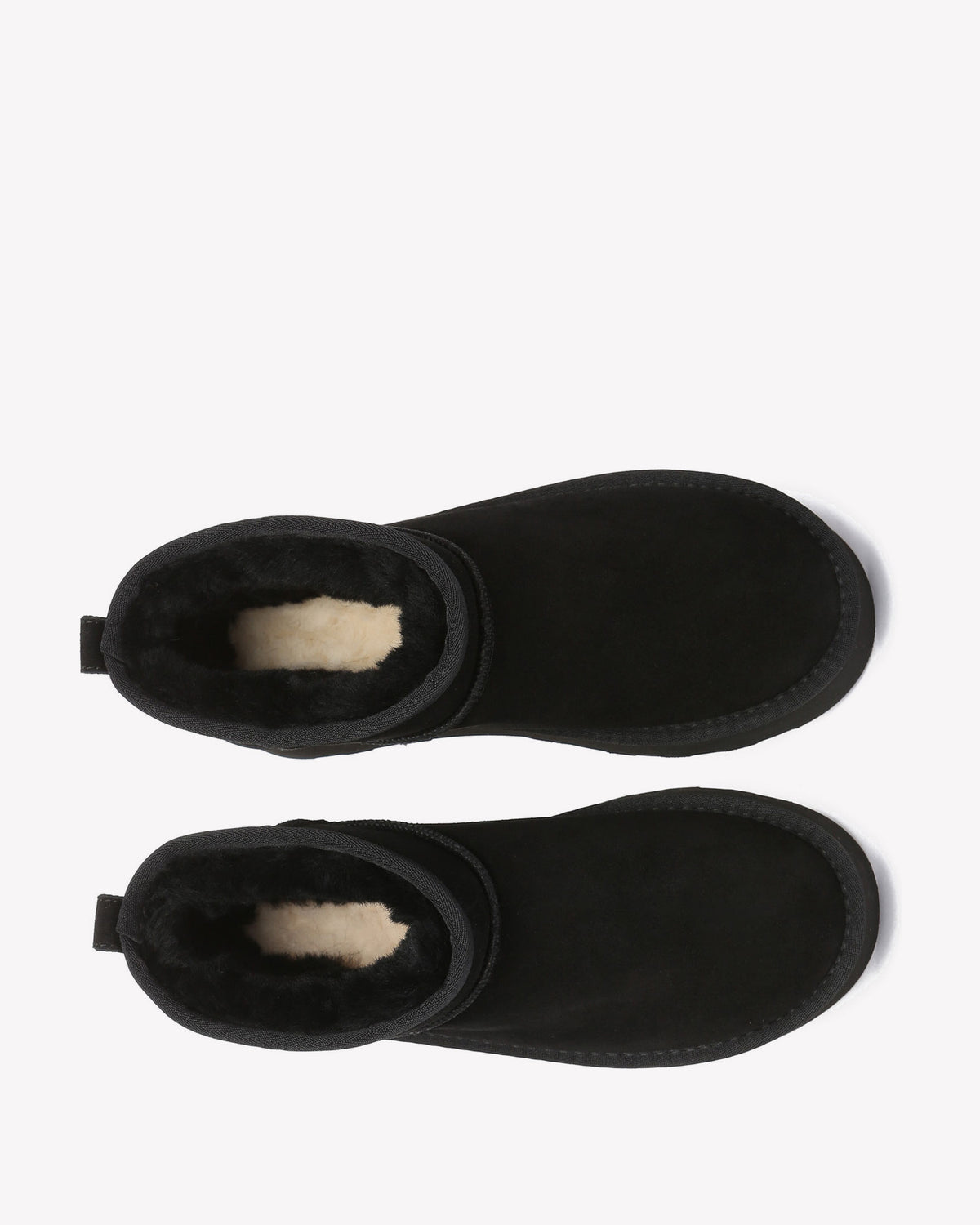 EVERAU Heron Black Ultra Mini Platform Boots Botki Czarne