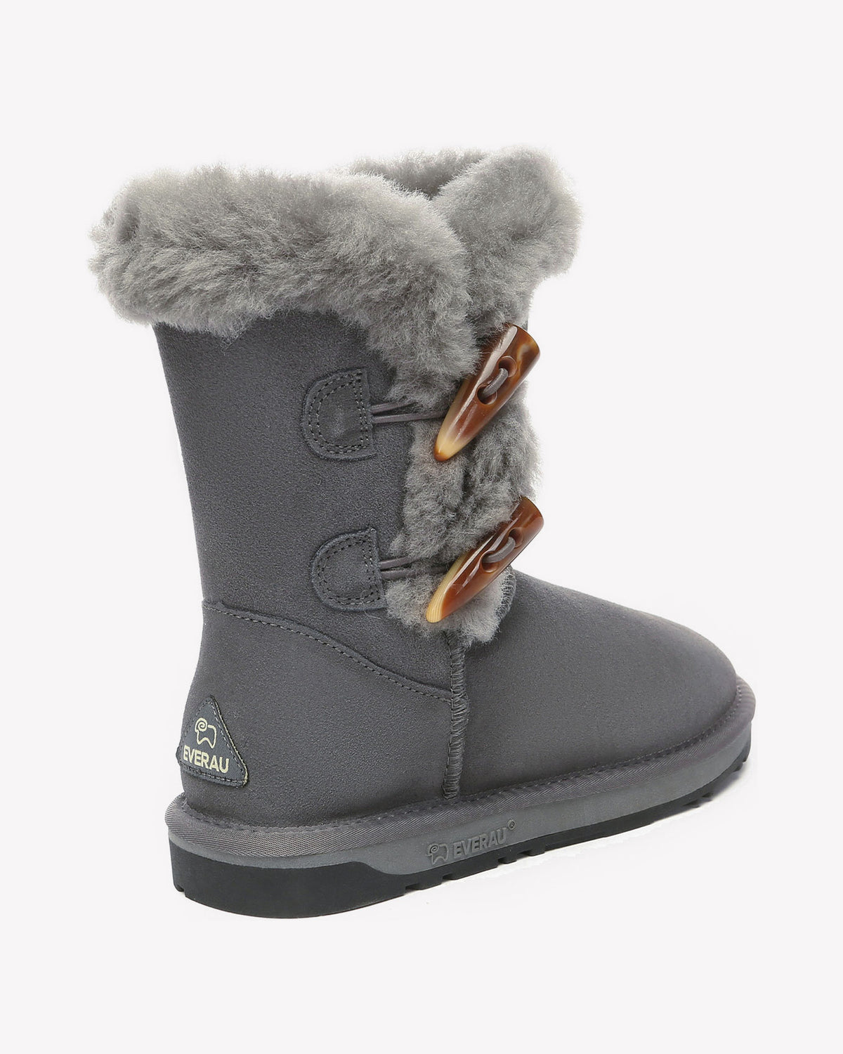 EVERAU Stork Grey Short Boots Botki Szare