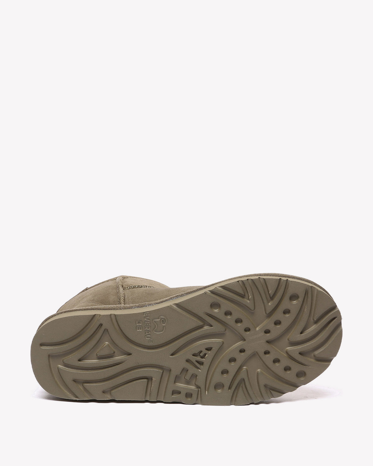 EVERAU Ostrich Caribou Leather Short Boots Botki Zielone