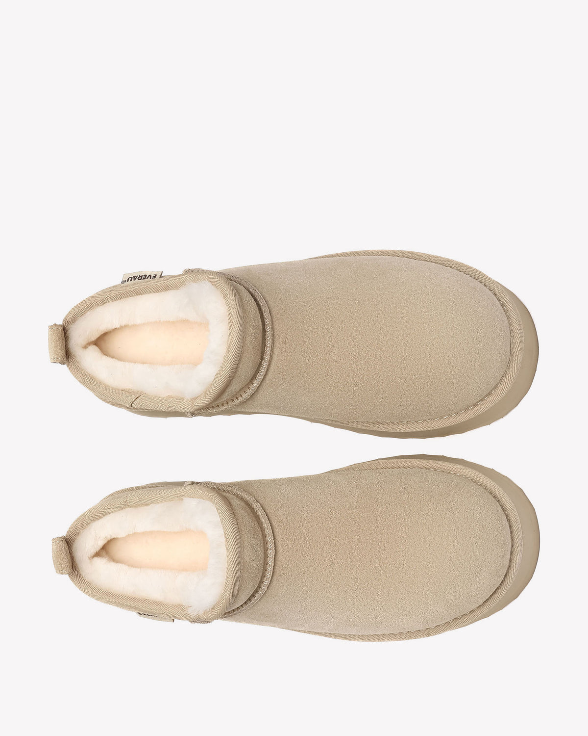 EVERAU Partridge Sand Platform Ultra Mini Boots Botki Beżowy