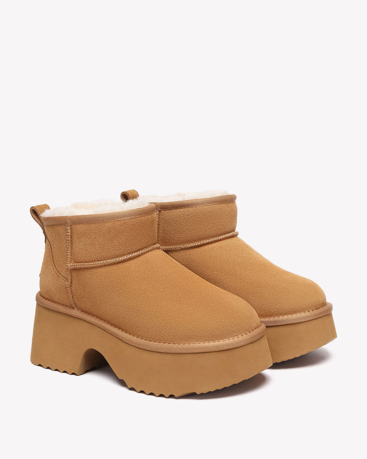 EVERAU Nicobar Chestnut Mid Boots Botki Brązowe