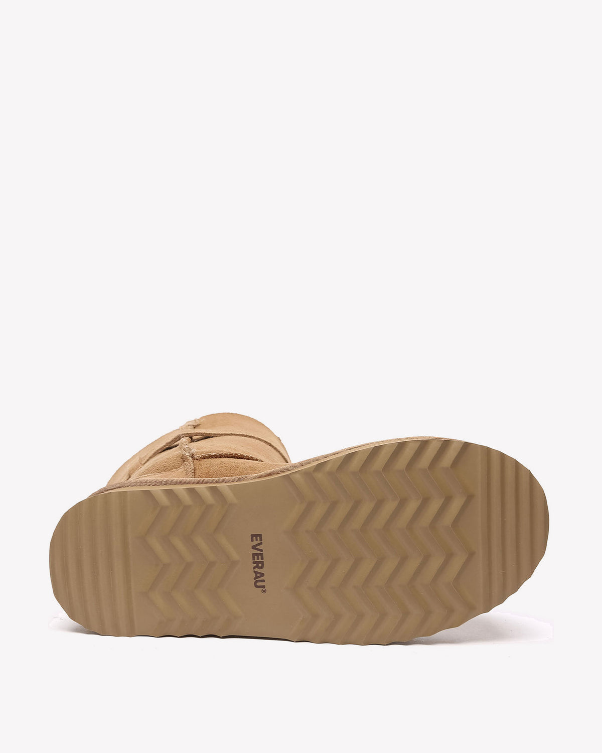 EVERAU Brush Chestnut Platform Boots Botki Brązowe