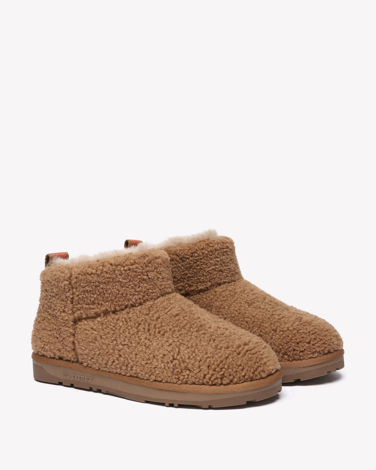 EVERAU Dotterel Chestnut Ultra Plush Ankle Boots Botki Brązowe