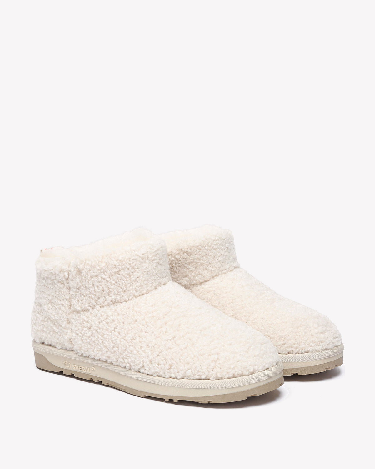 EVERAU Dotterel Sand Ultra Plush Ankle Boots Botki Beżowe