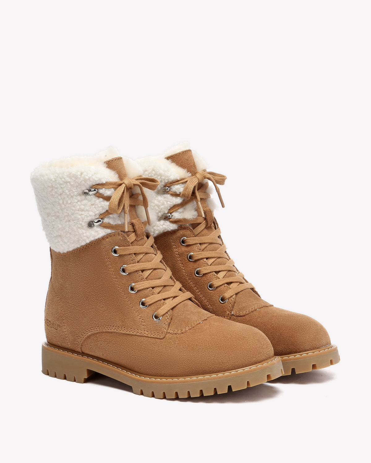 EVERAU Sittella Chestnut Chunky Boots Botki Brązowe