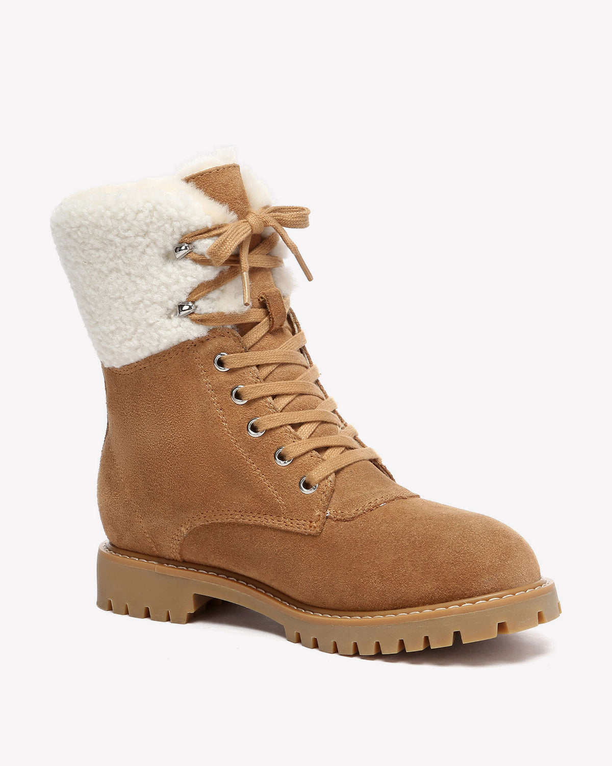 EVERAU Sittella Chestnut Chunky Boots Botki Brązowe