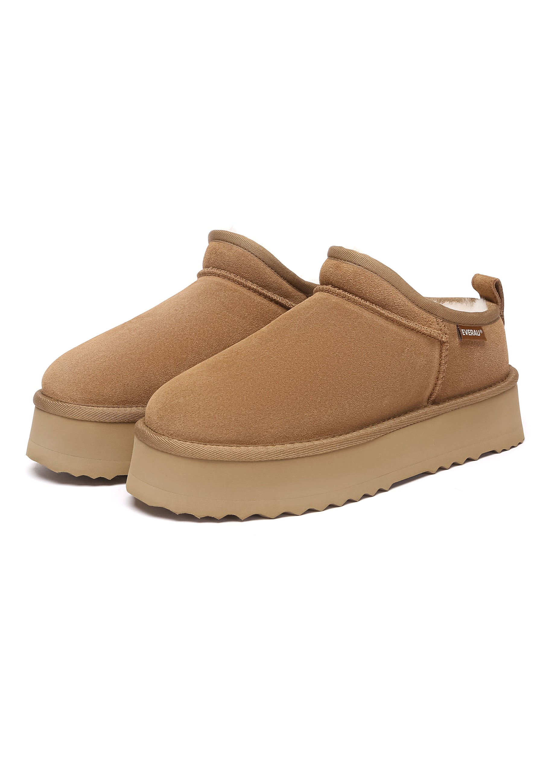 EVERAU Partridge Chestnut Ultra Mini Boots Botki Brązowe