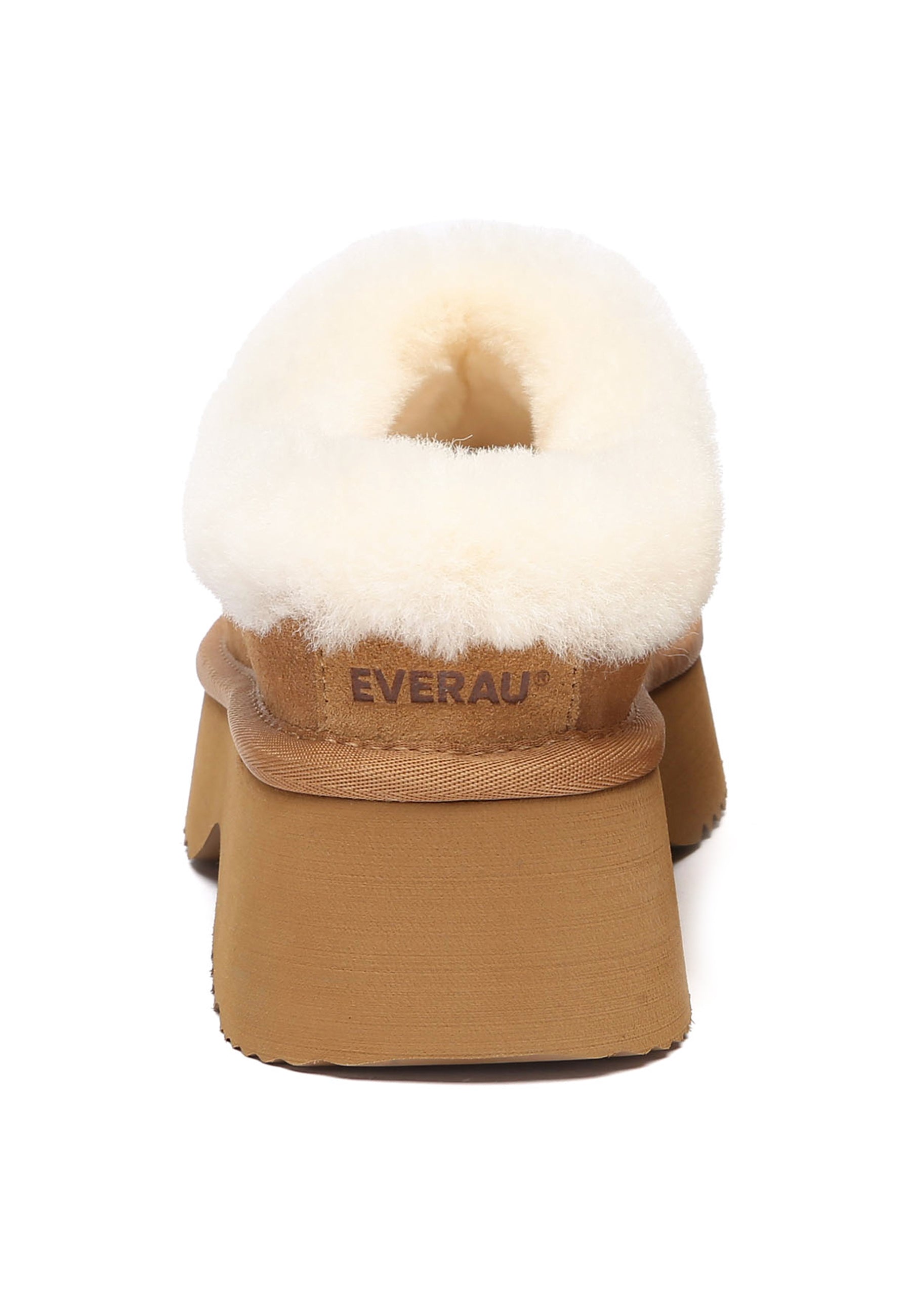 EVERAU Savanna Chunky Platform Boots Botki Brązowe