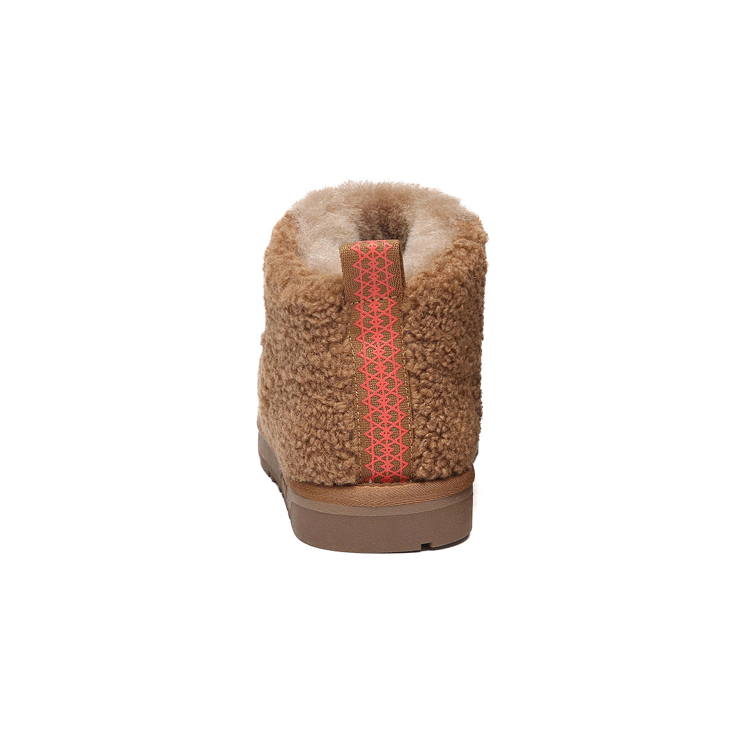 EVERAU Dotterel Chestnut Ultra Plush Ankle Boots Botki Brązowe