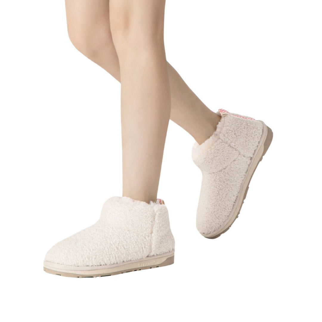 EVERAU Dotterel Sand Ultra Plush Ankle Boots Botki Beżowe