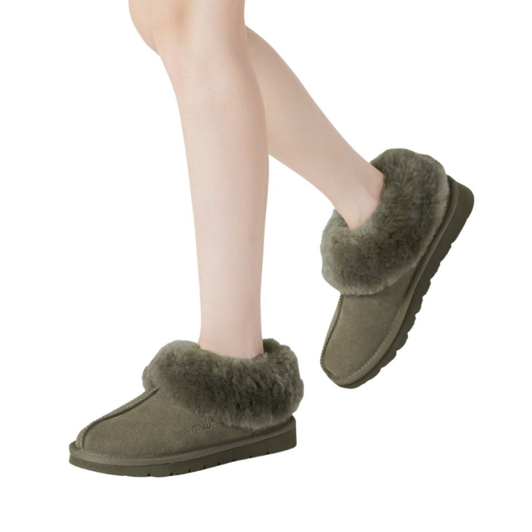 EVERAU Ibis Caribou Slippers Kapcie Zielone