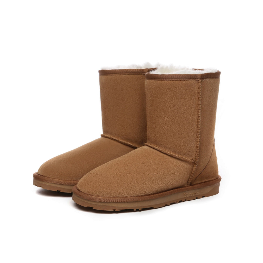 EVERAU Parrot Chestnut Short Classic Boots Botki Brązowe