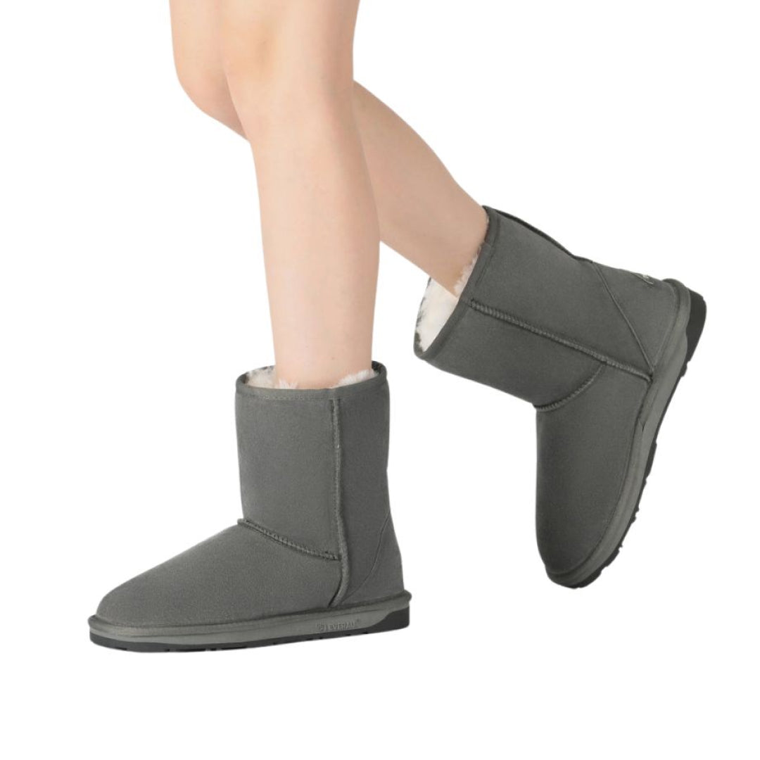 EVERAU Parrot Grey Short Classic Boots Botki Szare