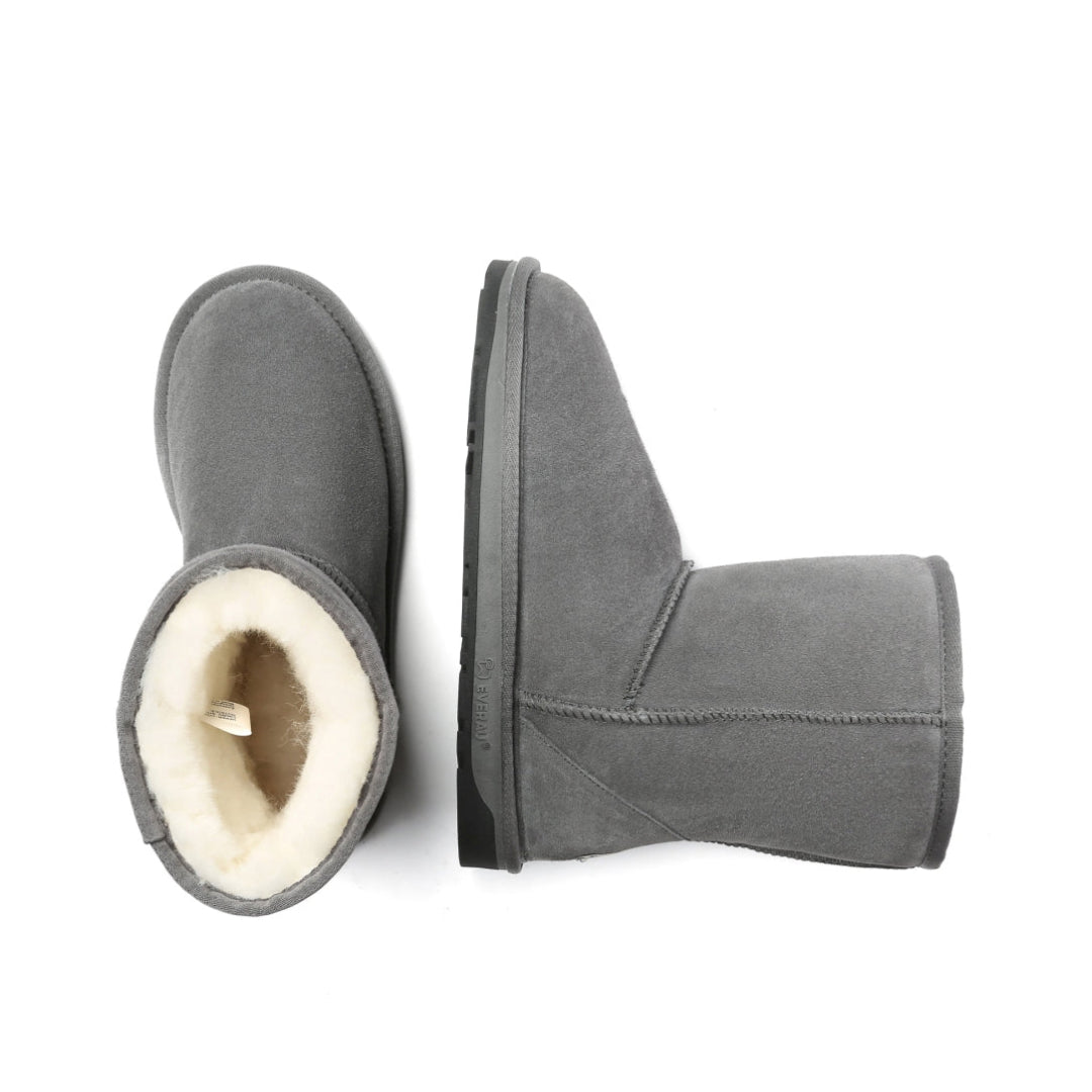EVERAU Parrot Grey Short Classic Boots Botki Szare