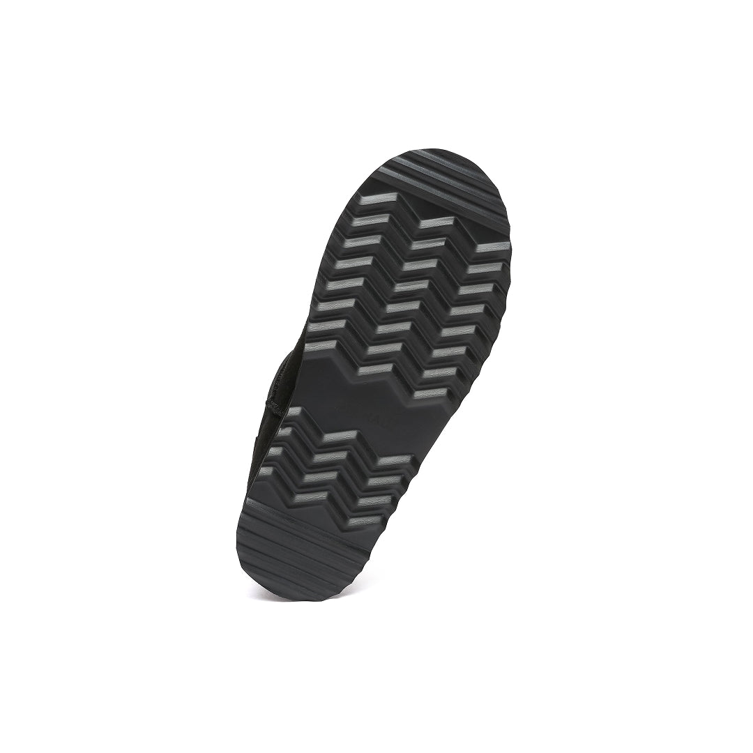 EVERAU Partridge Black Platform Ultra Mini Boots Botki Czarne