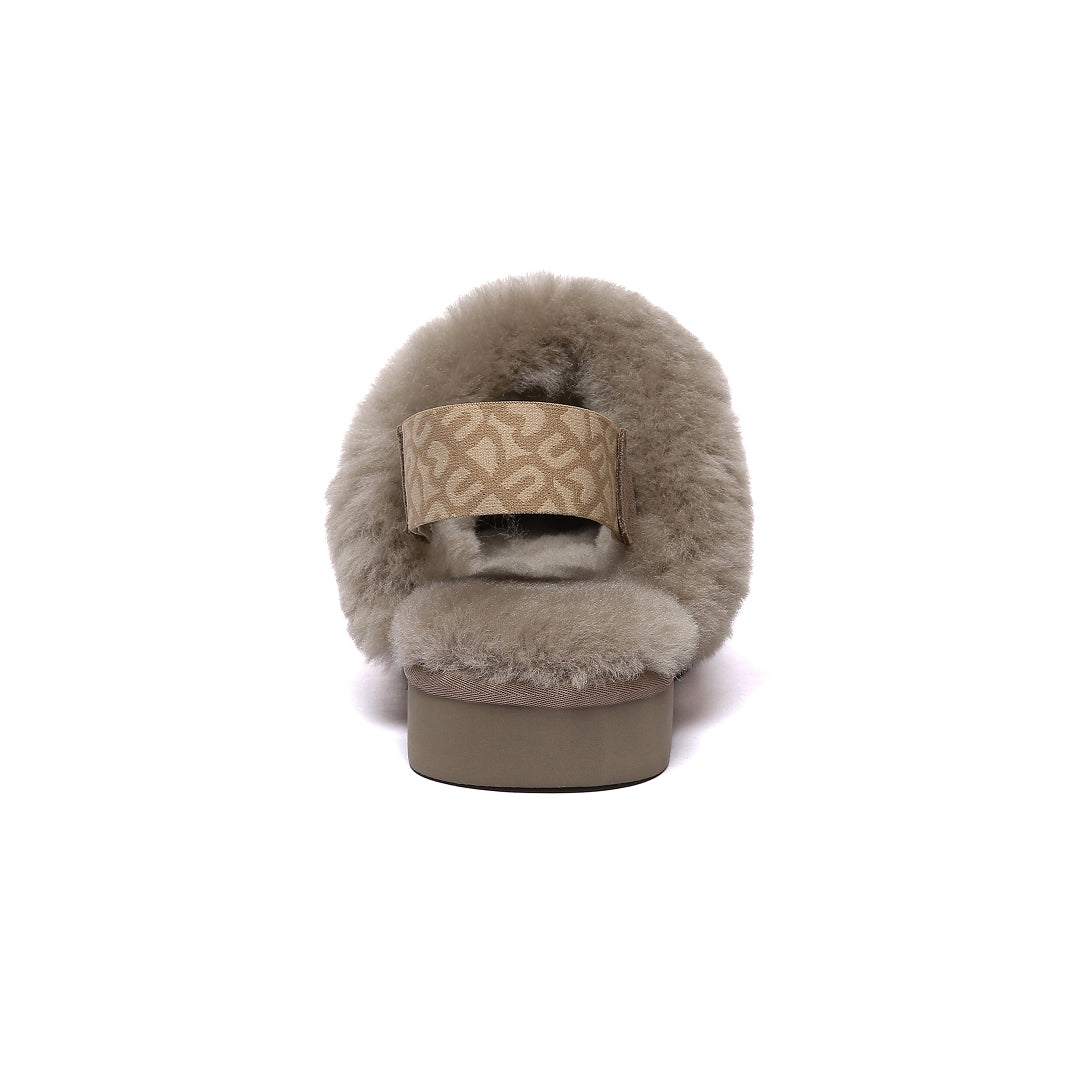 EVERAU Pelican Brown Slippers Kapcie Brązowe