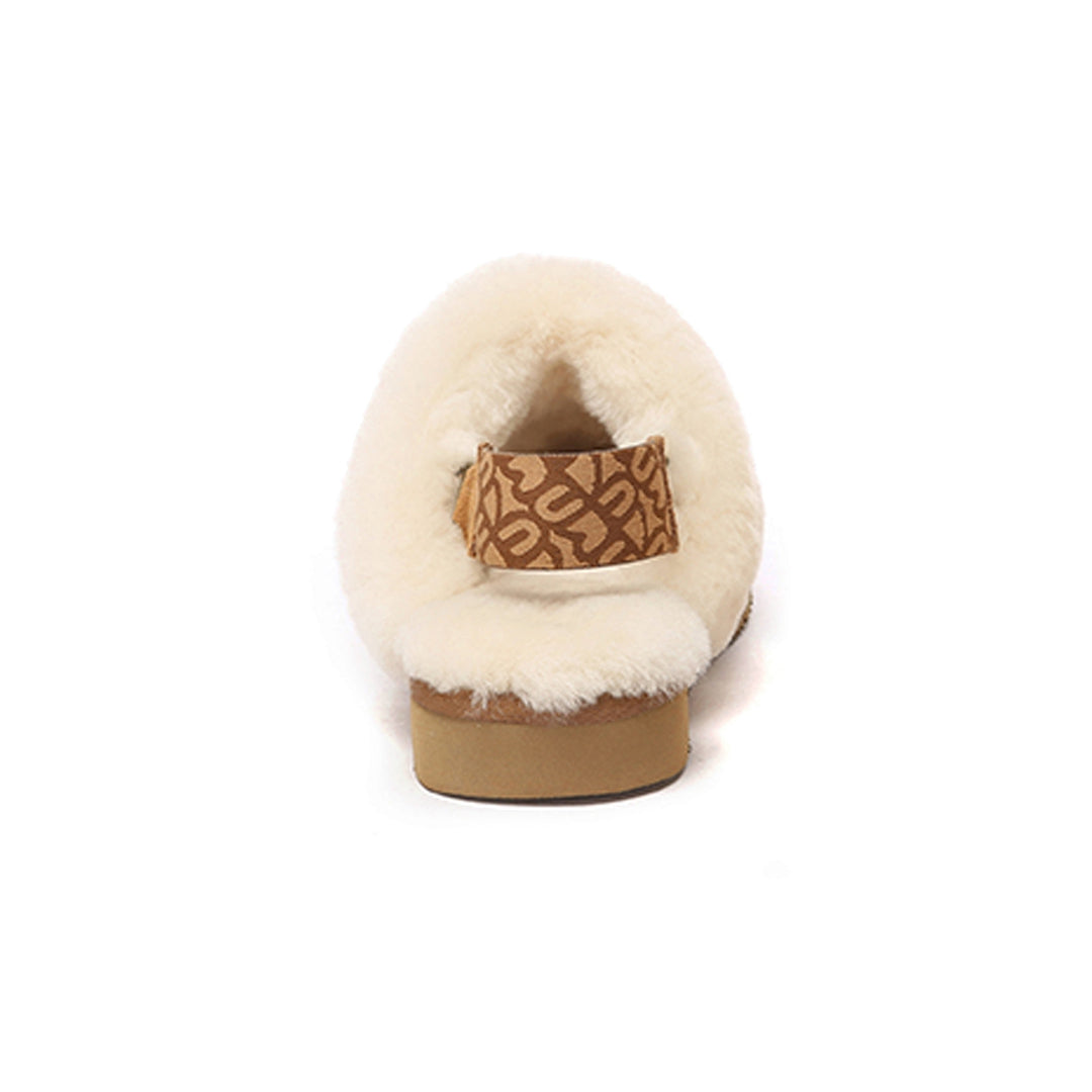 EVERAU Pelican Chestnut Slippers Kapcie Brązowe