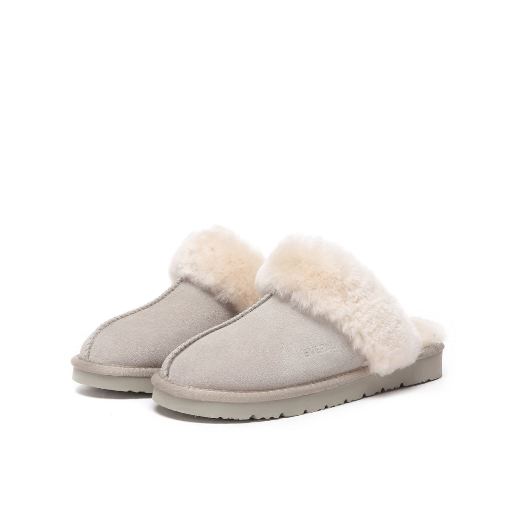 EVERAU Raven Goat Grey Slippers Kapcie Szare
