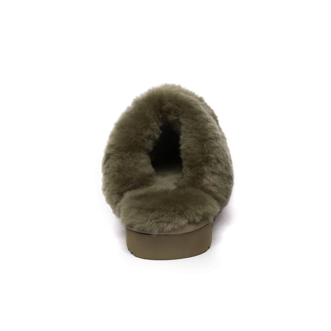 EVERAU Raven Caribou Slippers Kapcie Zielone