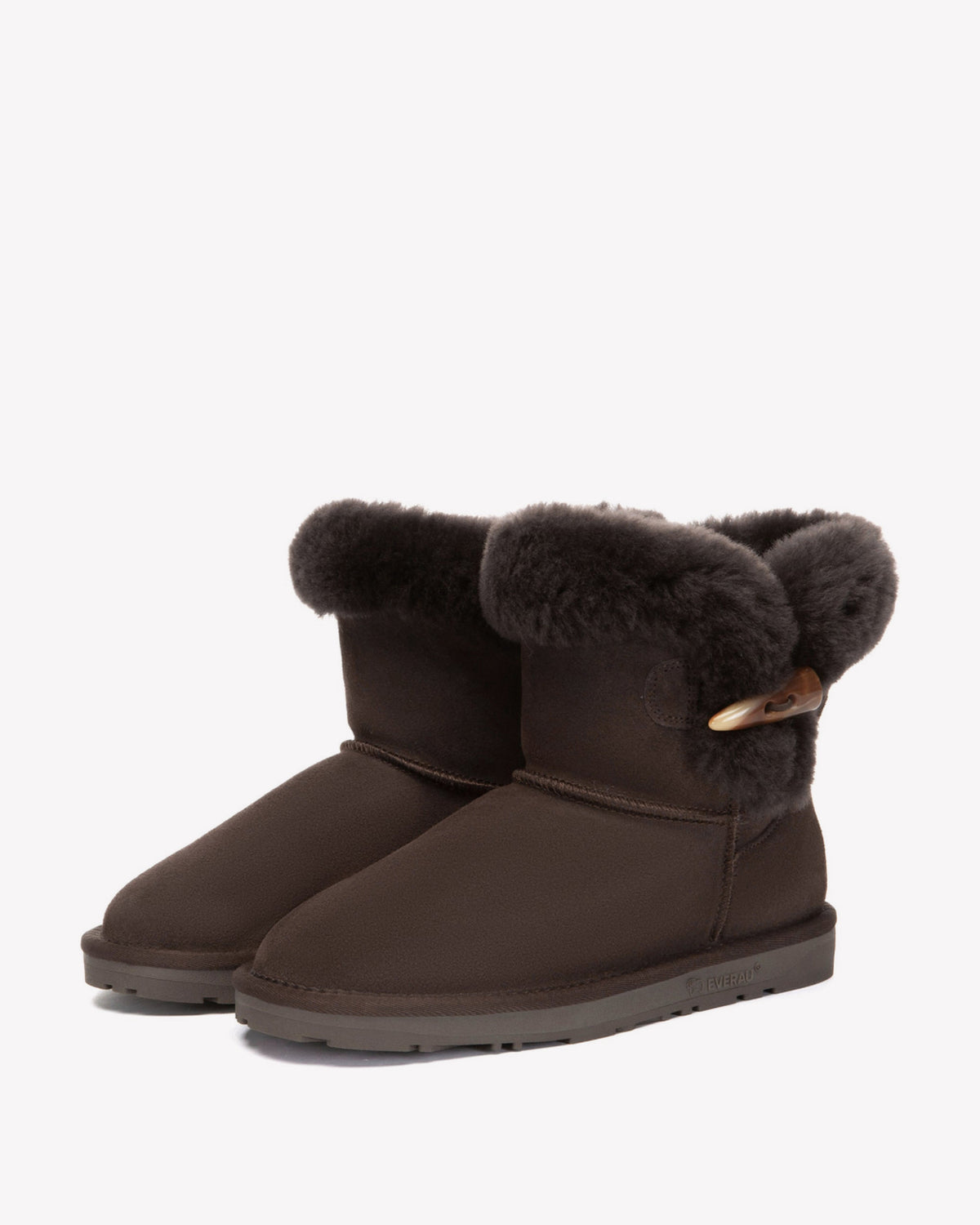EVERAU Robin Chocolate Mini Boots Botki Czekoladowe