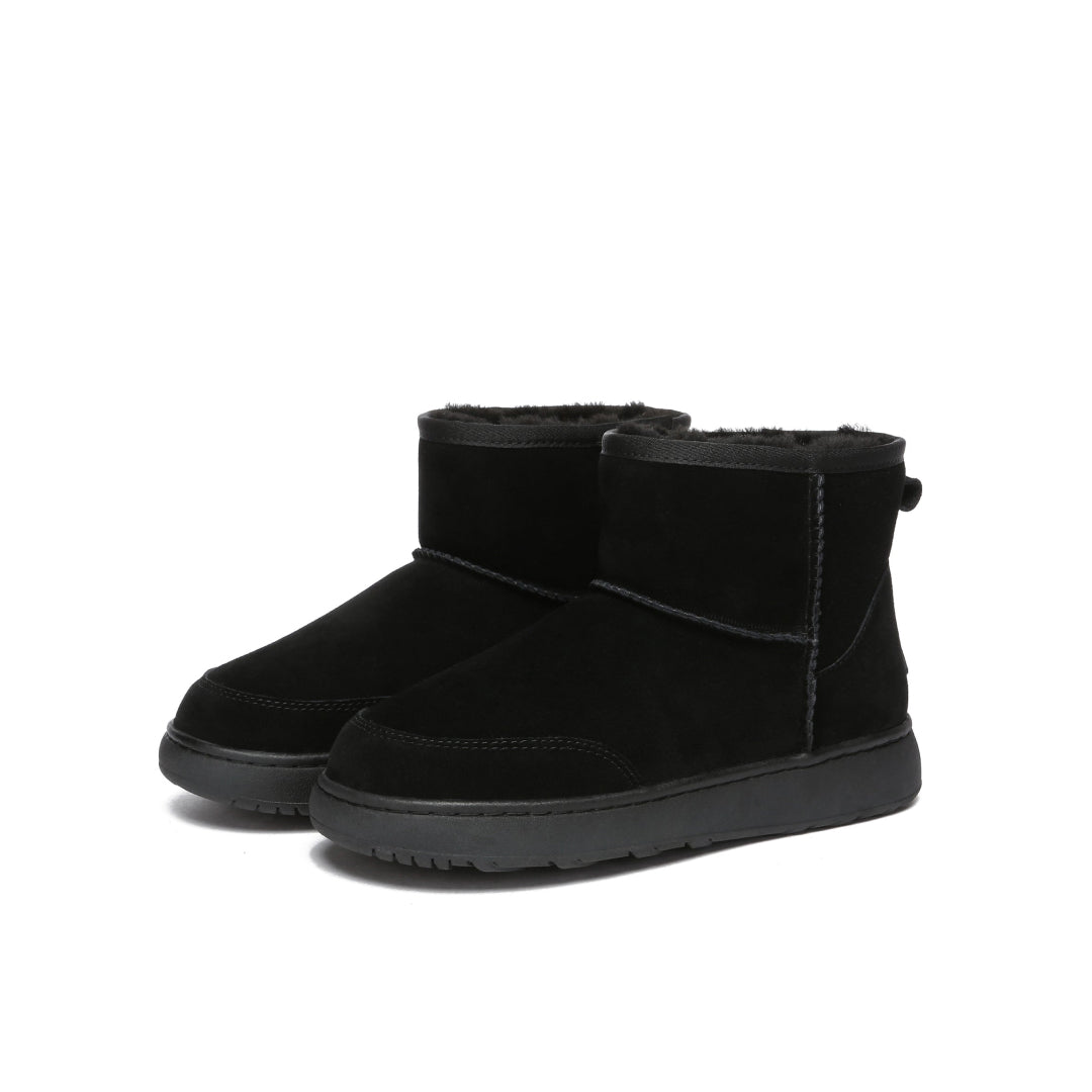 EVERAU Rosella Black Outdoor Boots Botki Czarne