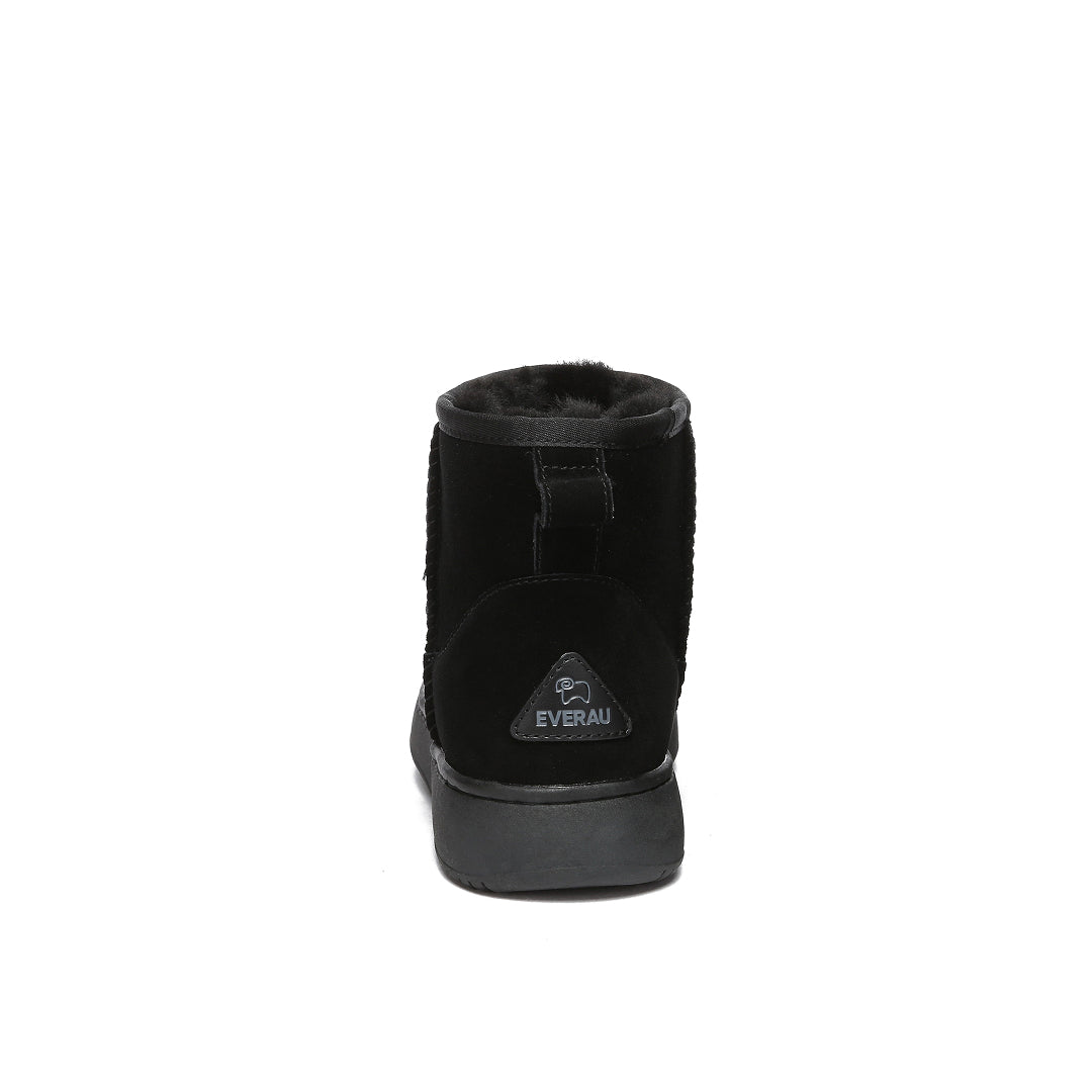 EVERAU Rosella Black Outdoor Boots Botki Czarne