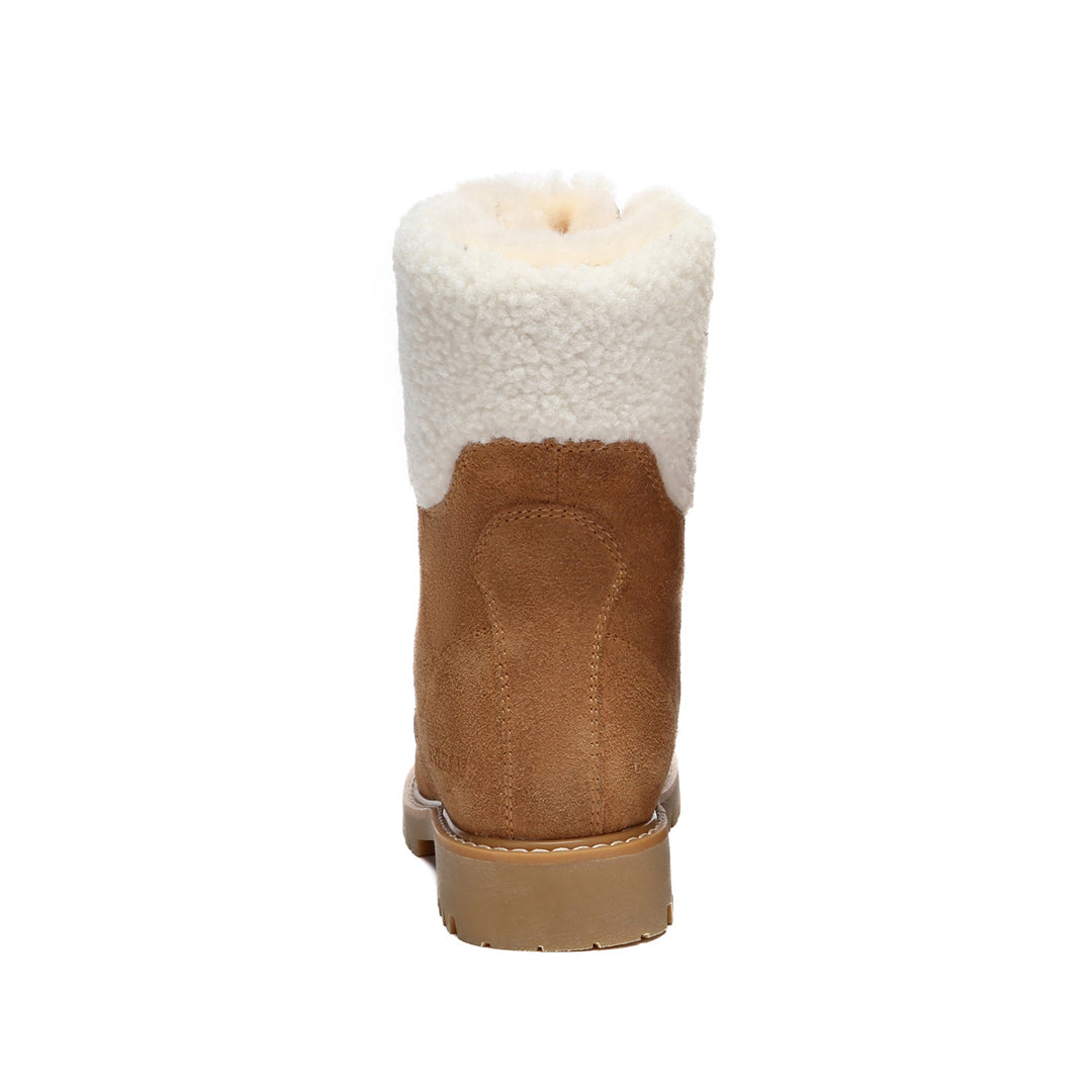 EVERAU Sittella Chestnut Chunky Boots Botki Brązowe
