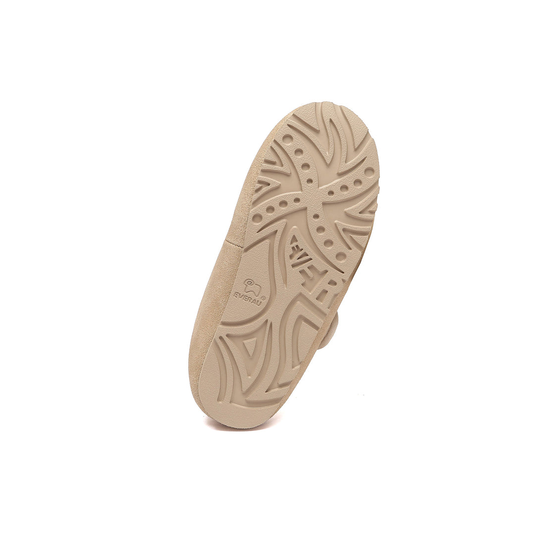 EVERAU Teal Sand Adjustable Strap Baleriny Beżowe