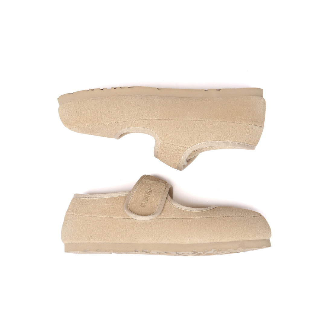 EVERAU Teal Sand Adjustable Strap Baleriny Beżowe